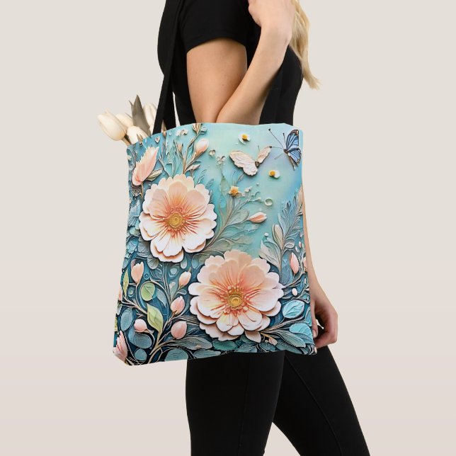 Floral Butterfly Pastell Art (Von Nahem)