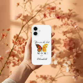 Floral Butterfly Personalized iPhone 16 case
