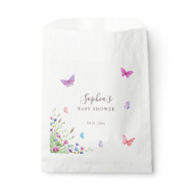 Floral Butterfly Pink Lila Aquarelltaschen