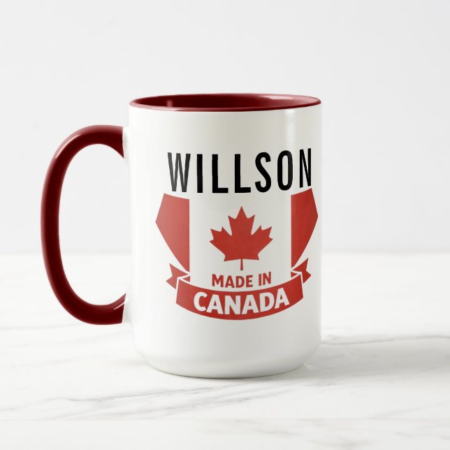 Floral Canada Day | Cute Canadian  Tasse (Links)