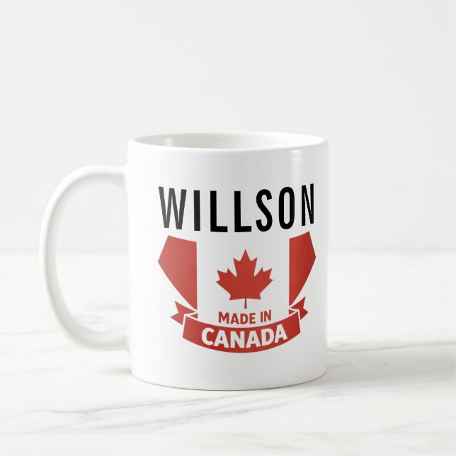 Floral Canada Day Mug | Cute Canadian Kaffeetasse (Links)