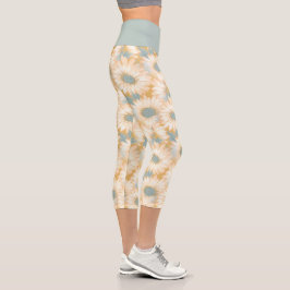 floral capri leggings