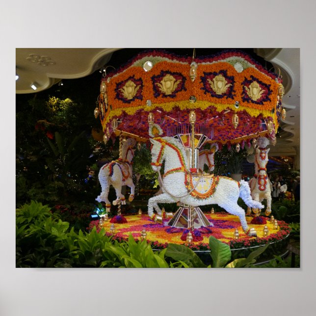 Floral Carousel Wynn Las Vegas Poster (Vorne)