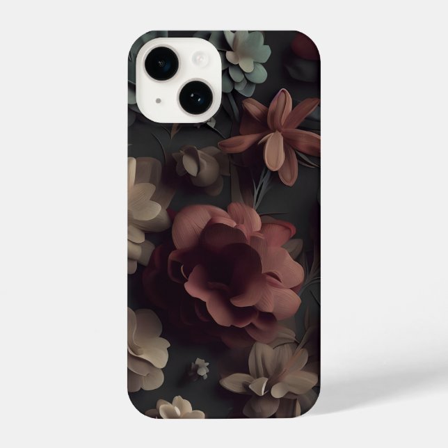 Floral Case iPhone Hülle (Rückseite)