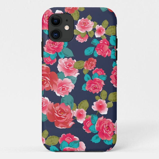 floral Case-Mate iPhone hülle (Rückseite)