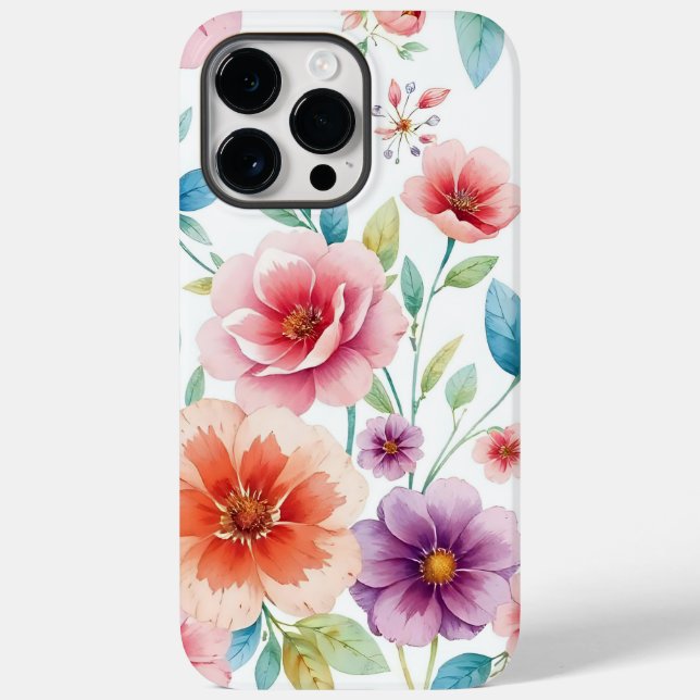floral  Case-Mate iPhone hülle (Rückseite)
