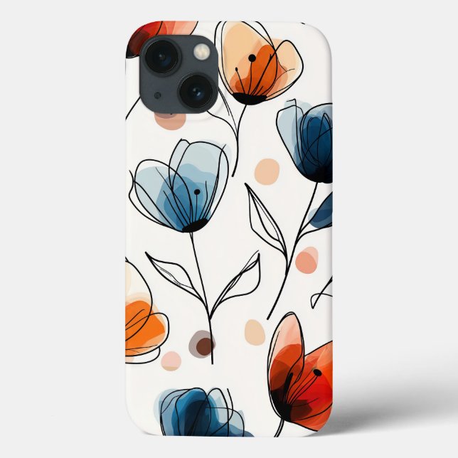floral Case-Mate iPhone hülle (Rückseite)