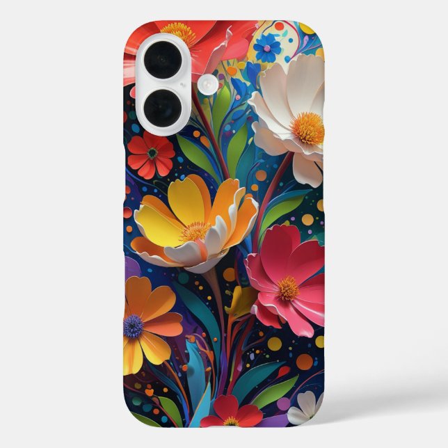 floral Case-Mate iPhone hülle (Rückseite)