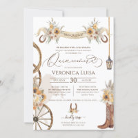 Floral Charro Sonnenblumen Land Rustikale Quincean