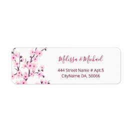 Floral Cherry Blossoms Pink White |  Wedding