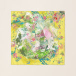 Floral Chiffon Scarf Schal<br><div class="desc">Genießen Sie diesen schönen, mit Blumen gestalteten Schal von ujkat.art.</div>