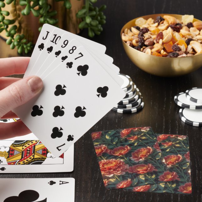 Floral Classic Playing Cards Spielkarten (In Situ)