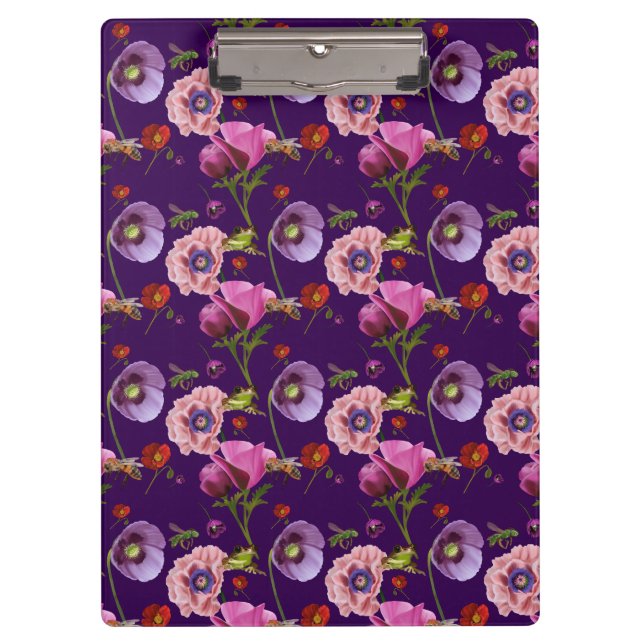 Floral clipboard klemmbrett (Vorderseite)