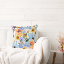 Floral Comfort Pillow