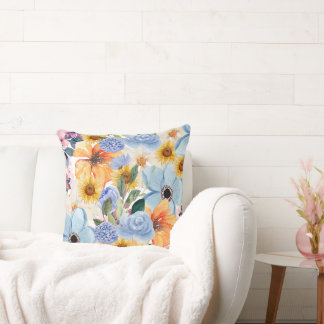 Floral Comfort Pillow Kissen
