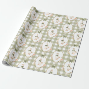 Floral Coquette Alberner Gänsegeburtstag Geschenkpapier