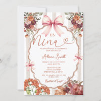 Floral coquette Es Nina Spanische Baby Dusche