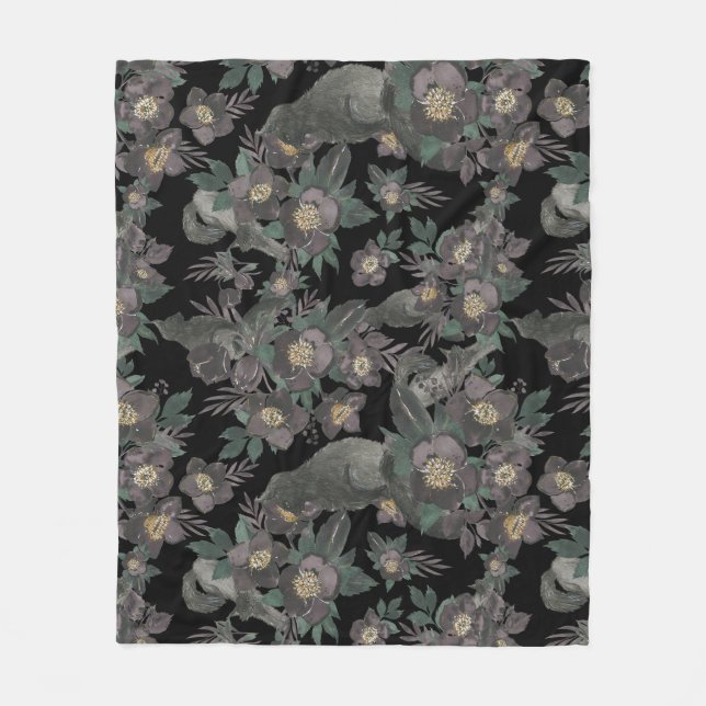 Floral Cosy Blanket Fleecedecke (Vorderseite)
