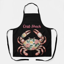 Floral Crab Art Coastdesign Custom