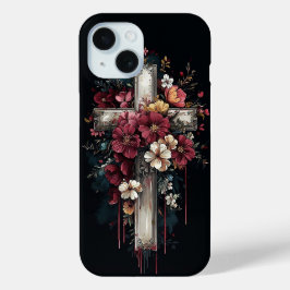 Floral Cross Case-Mate iPhone Hülle