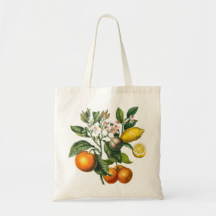 Floral/Ctrus Tragetasche