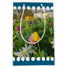 Floral Custom Gift Bag Mittlere Geschenktüte