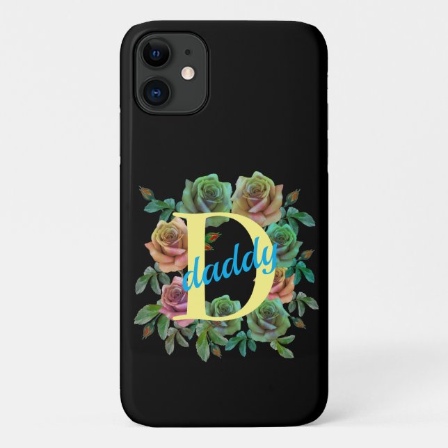 FLORAL DADDDY CUSTOM BRIEF Case-Mate iPhone HÜLLE (Rückseite)