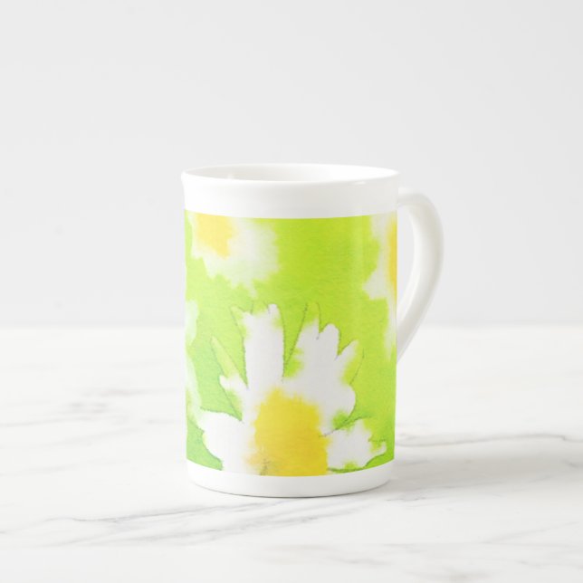Floral Daisy Bone China Tasse (Vorderseite Rechts)