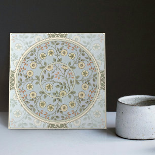 Floral Daisy Pattern von William Morris Keramik Ti Fliese