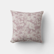 Floral Daisy Velvety Dusty Pink