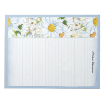 Floral Daisy Vintag Dusty Blue Personalisiert Line