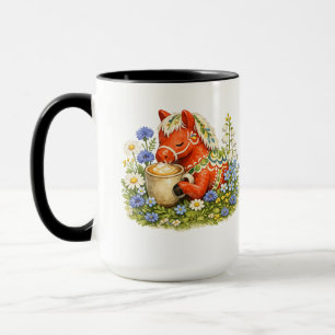 Floral Dala Pferd Kaffee Liebhaber Kunst Skandin Tasse