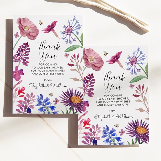 Floral Danke Baby Dusche (Von Creator hochgeladen)