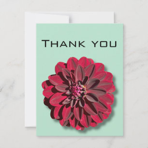 Floral Danke Karte