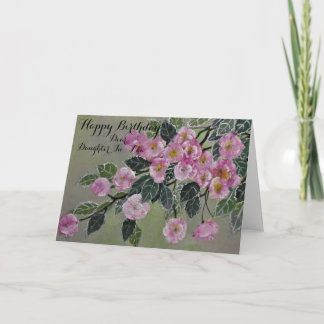 Floral Daughter-im-Schwiegertag/ Grußkarte Karte