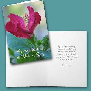 Floral Daughter Mother's Day Card Karte