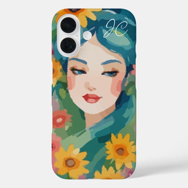 Floral Daydream Portrait Case-Mate iPhone Hülle (Rückseite)