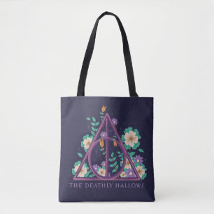 Floral Deathly Hallows Graphic