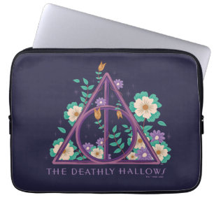 Floral Deathly Hallows Graphic Laptopschutzhülle