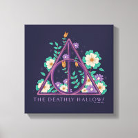 Floral Deathly Hallows Graphic
