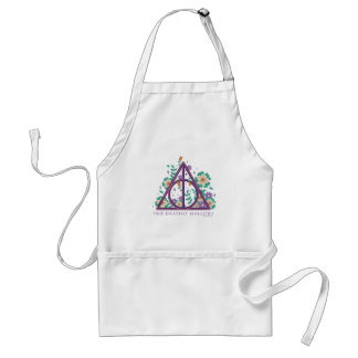 Floral Deathly Hallows Graphic Schürze