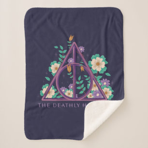 Floral Deathly Hallows Graphic Sherpadecke