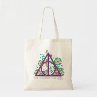 Floral Deathly Hallows Graphic