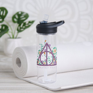 Floral Deathly Hallows Graphic Trinkflasche