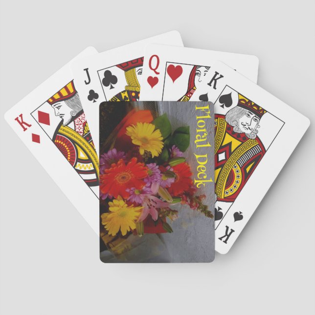 Floral Deck of Playing Cards Spielkarten (Rückseite)