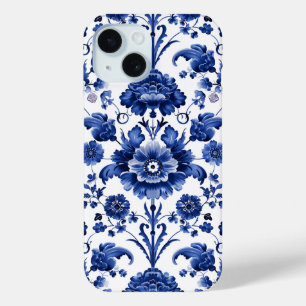 Floral Delft Blue Case-Mate iPhone Hülle