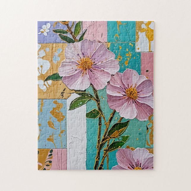 Floral Delight Notebook Puzzle (Vertikal)