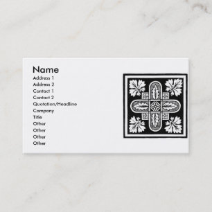 Floral Design Business Card Visitenkarte