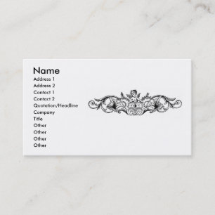 Floral Design Business Card Visitenkarte