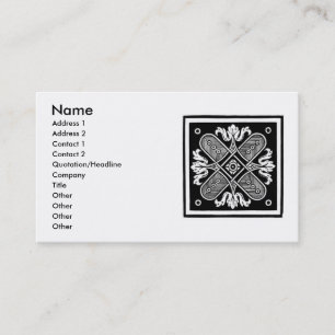 Floral Design Business Card Visitenkarte
